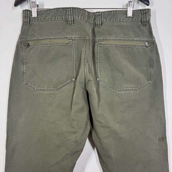 Vintage Arc'teryx Olive Green Utility Hiking Travel Outdoor Pants Size 34 - Picture 12 of 16